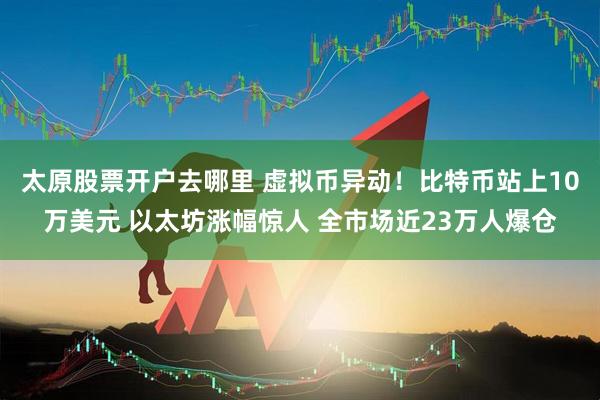太原股票开户去哪里 虚拟币异动！比特币站上10万美元 以太坊涨幅惊人 全市场近23万人爆仓